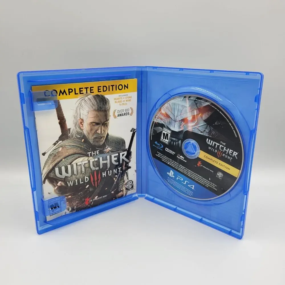 The Witcher 3 Wild Hunt Complete Edition PS4 HEARTS OF STONE BLOOD AND WINE